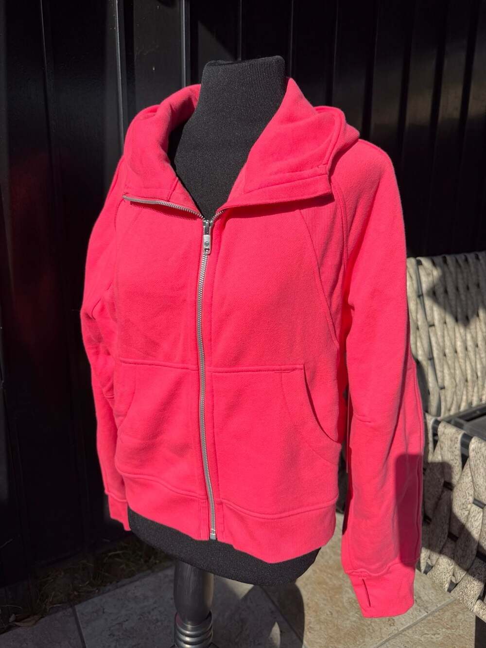 Lululemon Scuba Oversized Full Zip Hoodie in Glaze Pink